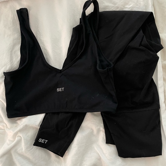 Set Active Full Leggings & Bra Set - Picture 3 of 3